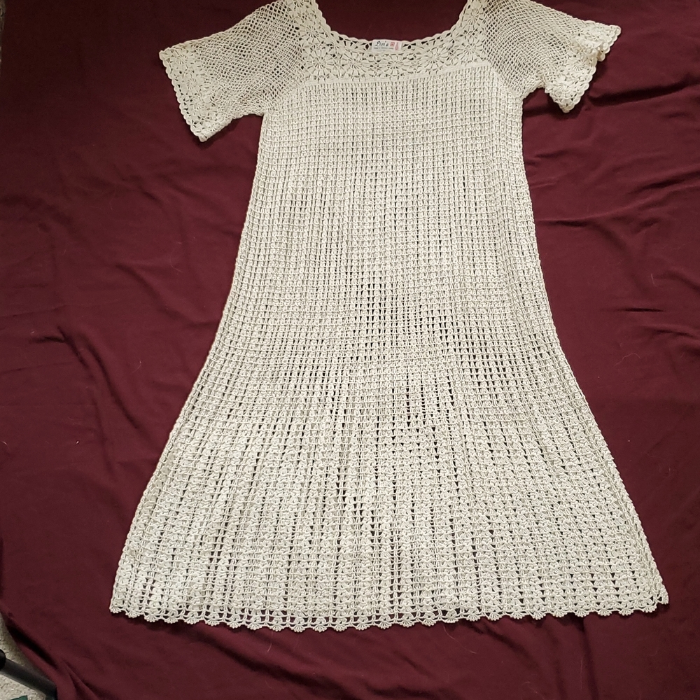 Crocheted Summer Dress/Bathing Suit Cover